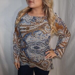 Boho Chic Paisley Blouse
